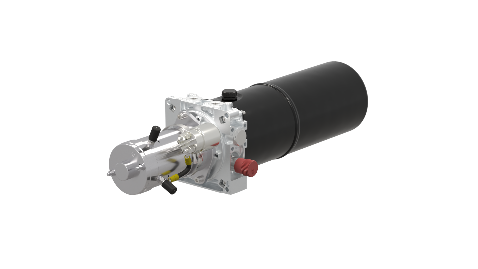 Hydraulic power pack with full details, 3D CAD Model Library